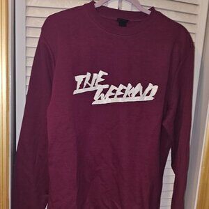 Purple H&M The Weeknd Sweatshirt NWT size Small